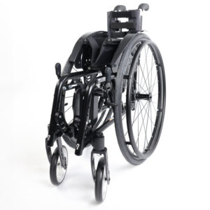 Gefalteter Jump alpha Faltrollstuhl mit Rädern