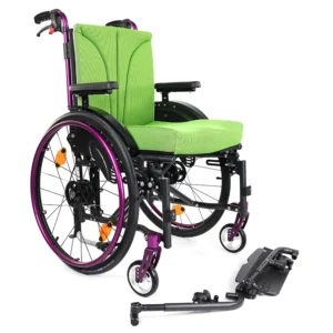 Faltrollstuhl Jump beta BSA mit abnehmbarer Beinstütze