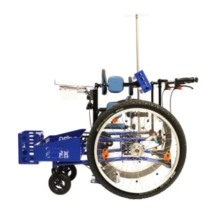 ein mobiles Stehgerät mit Gerätehaltern im Sonderbau