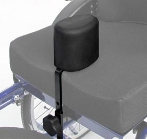 Rollstuhl mit Abduktionskeil